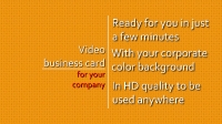 Video business card